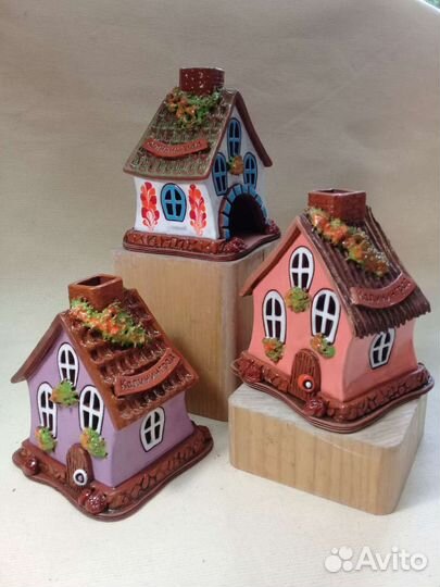 Домик подсвечник 