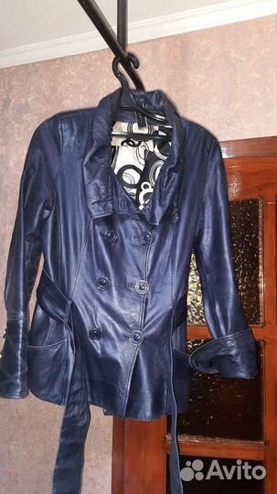 Куртка кожаная женская 46 размер