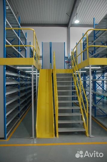 Мезонинные стеллажи