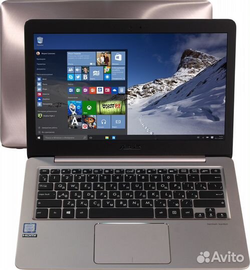Премиальный Asus Zenbook i3 12Gb розовое золото
