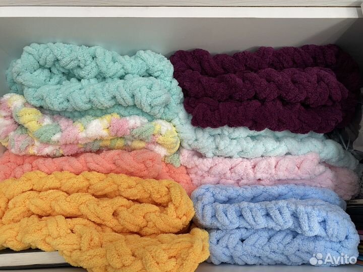 Плед детский плюшевый