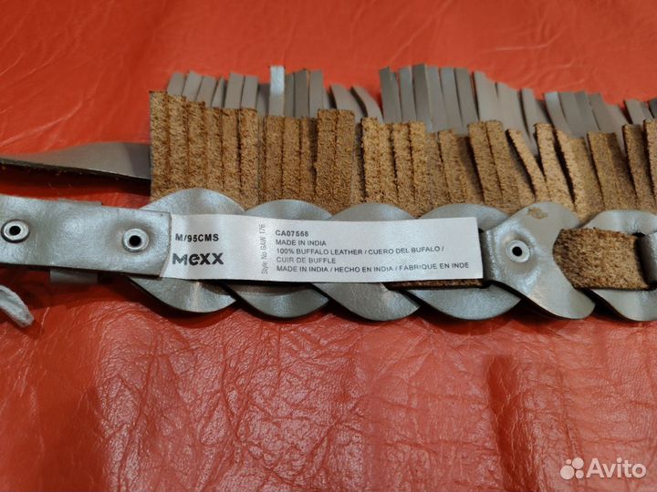 Ремень mexx кожаный новый