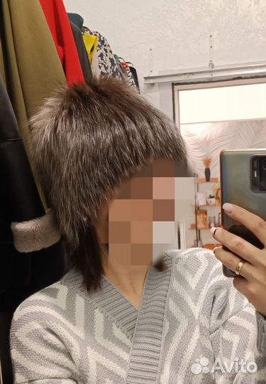 Шапка из песца