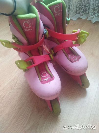 Роликовые коньки детские раздвижные