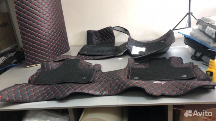 3D Коврики Porsche из Экокожи