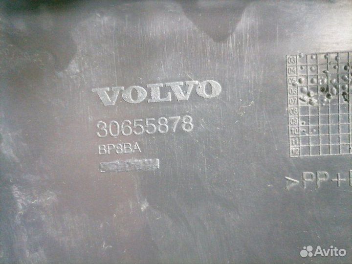 Накладка бампера передняя Volvo S40 2004-2008