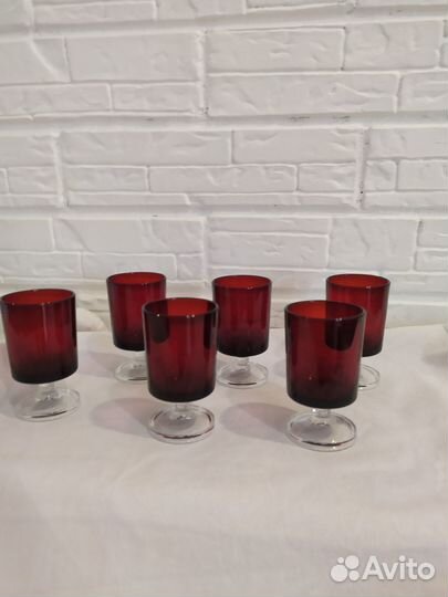 Luminarc винтаж цветное стекло