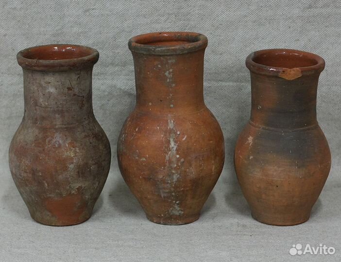 Крынка старинная из глины