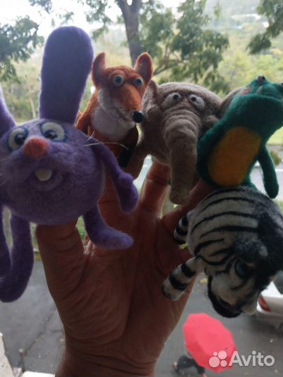 Пальчиковый театр,валяная игрушка