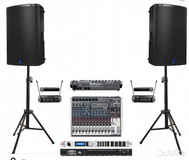 Комплект звука для караоке клуба ресторана