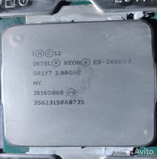 Процессор xeon e5-2666 v3