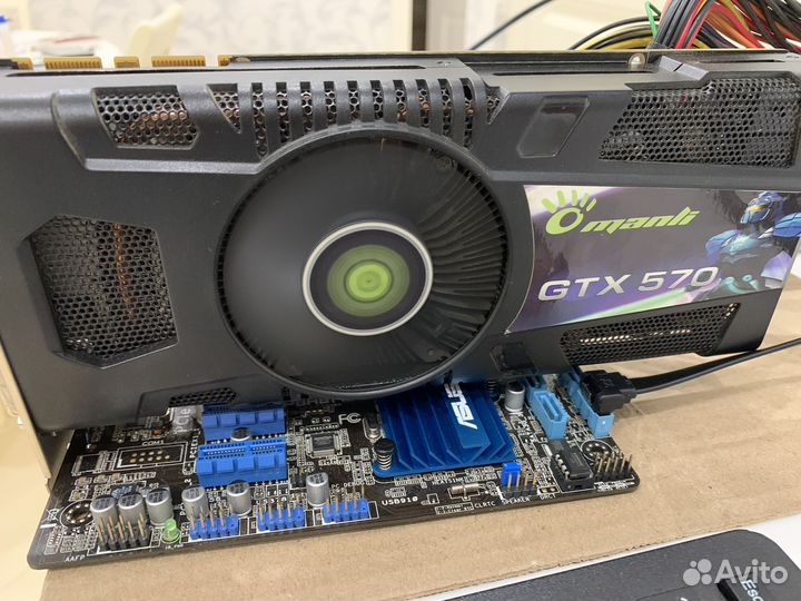 Комплект Asus LGA1155 H61/i3 2130/8Gb/GTX570/450W