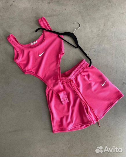 Костюм nike, шорты и боди