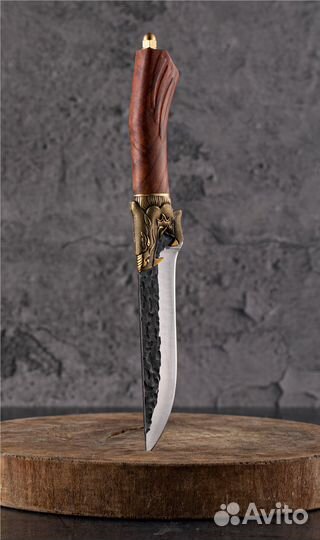 Кухонный нож для мяса и овощей с чехлом