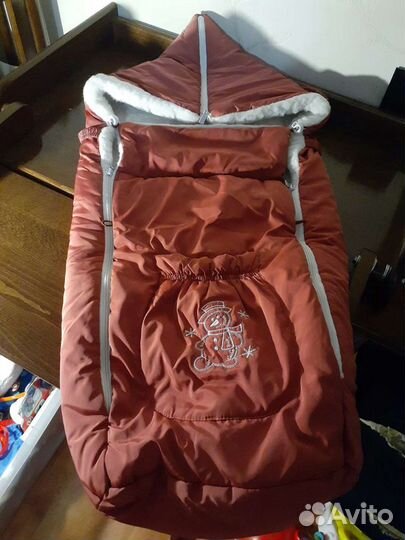 Продам зимний конверт в коляску(очень тёплый, овчи