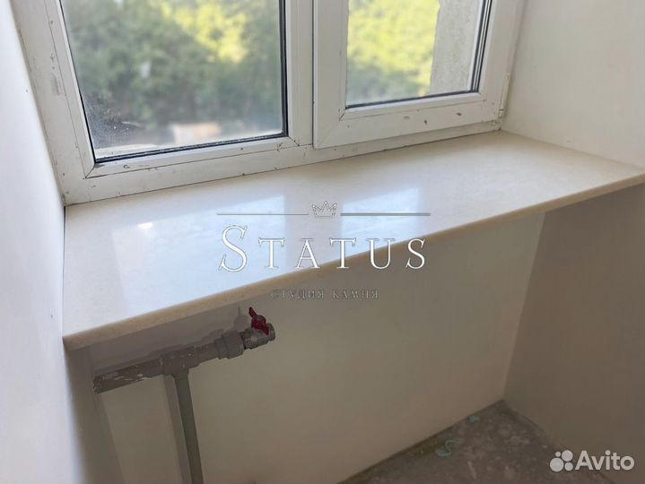 Подоконник из искусственного камня