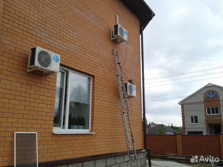 Установка сплит систем,закладка коммуникаций