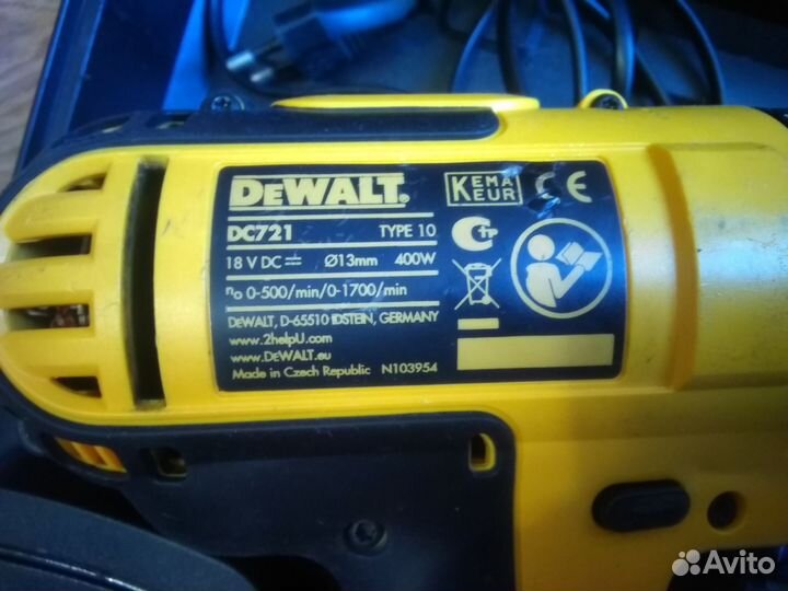 Шуруповерт DeWalt DC721 Чехия, почти новый