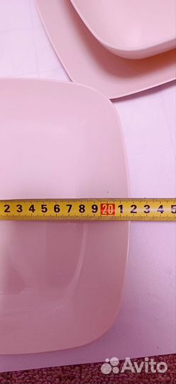 Пластиковые тарелки набор 8 штук