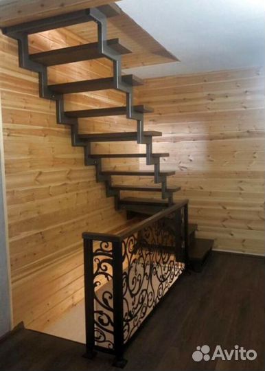 Перила для лестниц кованные