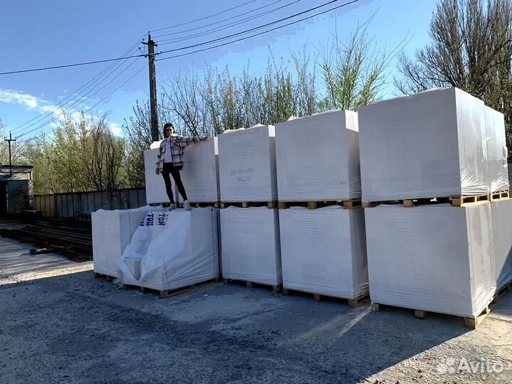 Газоблок 500х250х625