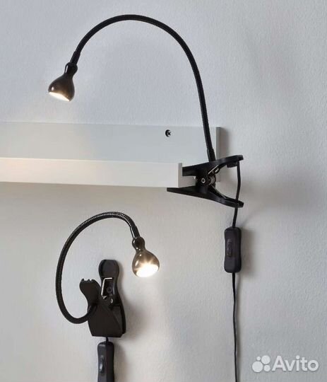 Лампы на прищепке IKEA