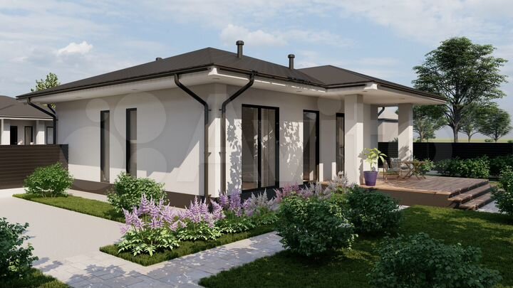 Дом 71,4 м² на участке 7 сот.