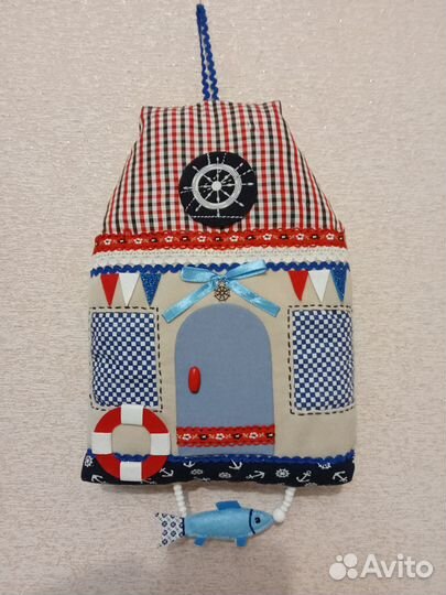 Текстильное украшение на стену