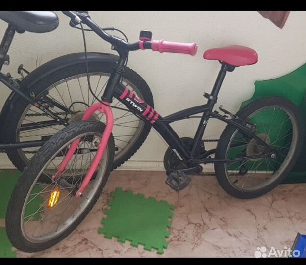 Скоростной велосипед btwin для школьницы