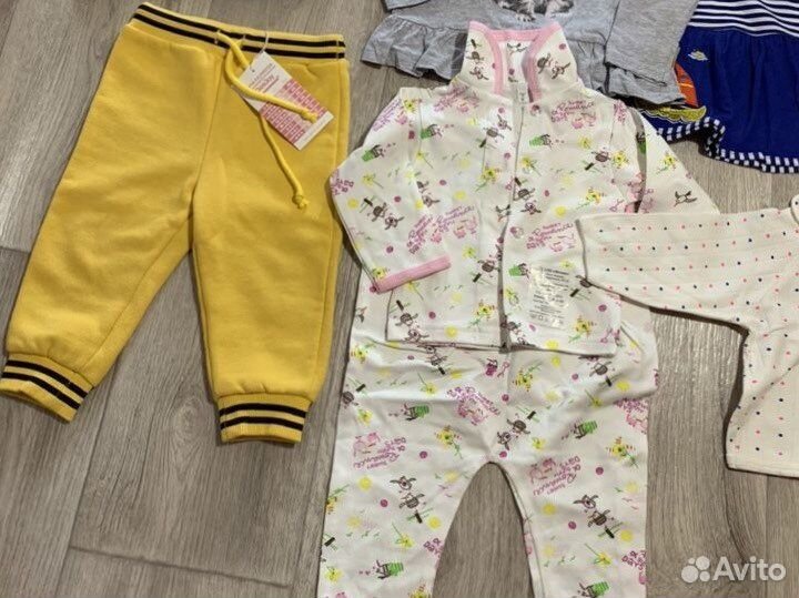 Вещи пакетом на девочку до 1 года