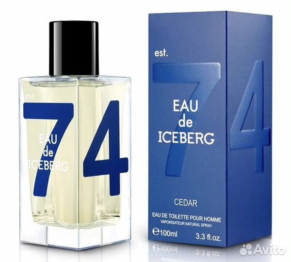 Iceberg Cedar, Jasmine 100ml
