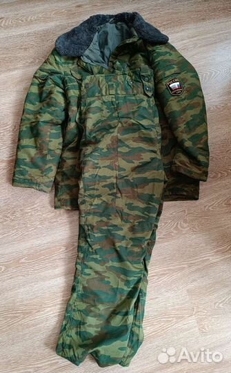 Бушлат военный зимний флора
