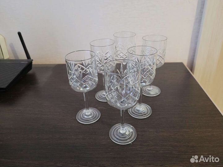Рюмки хрусталь 6шт