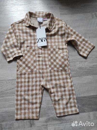Zara новый комбинезон 80