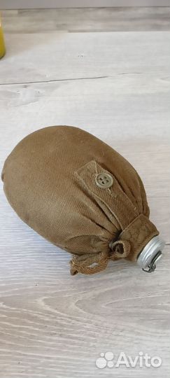 Фляга армейская с чехлом