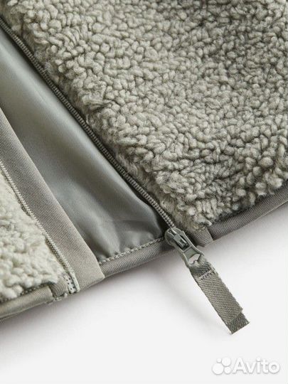 Новая тедди куртка и шапка комплект H&M