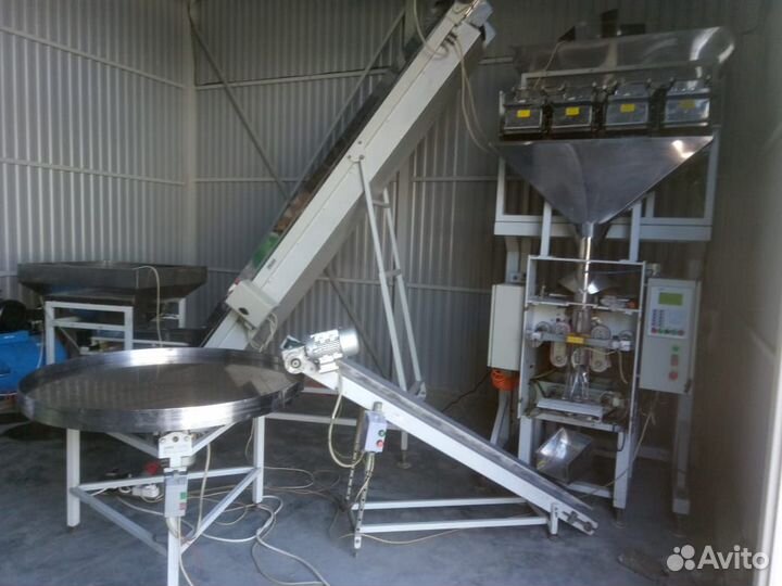 Фасовочная линия Нотис с 4-х ручьевым дозатором