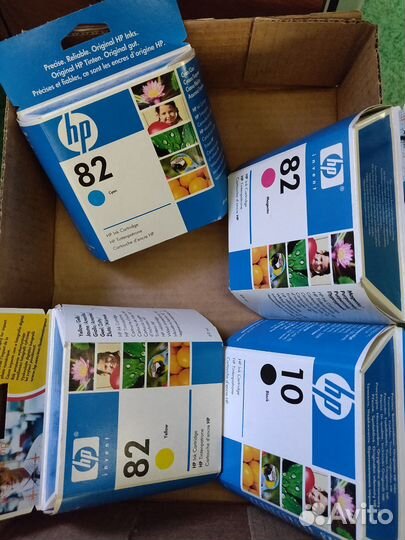 Новые оригинальные картриджи HP 82