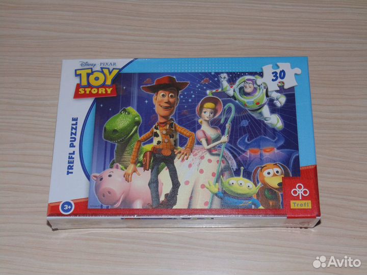 Пазлы для детей Винни, Тачки-2, История игрушек