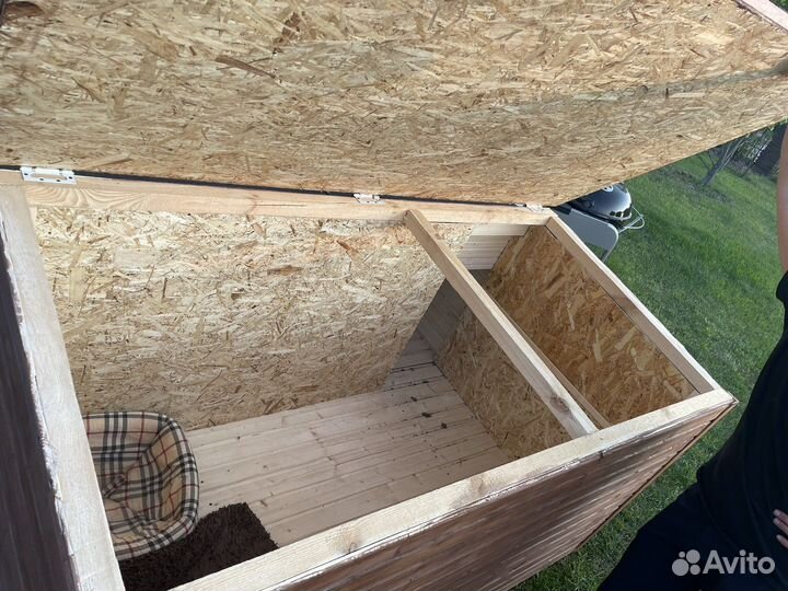 Будка для собаки утепленная с терассой