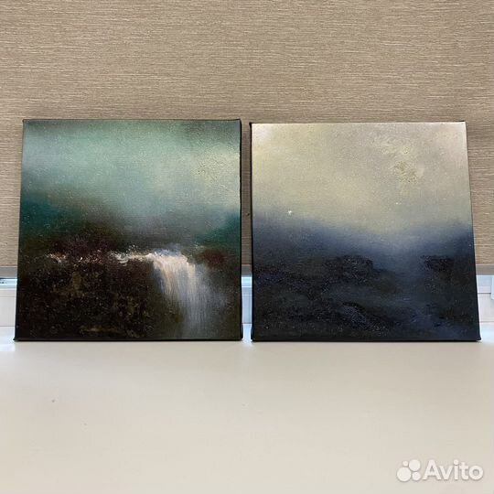 Интерьерные картины на холсте, работы художника