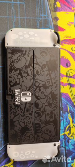 Приставка nintendo switch oled splatoon version