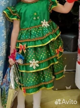 Новогодний костюм для девочки 98 104