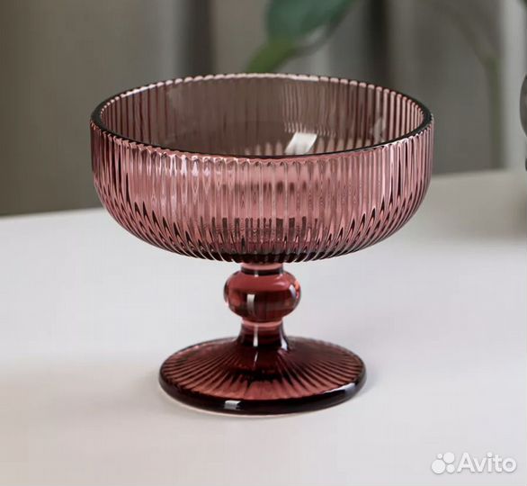 Конфетница на ножке, варенница, креманка