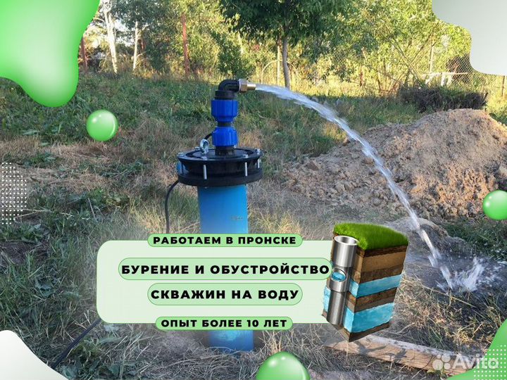 Бурение скважин на воду в Пронске