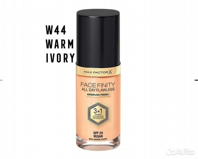 Тональная основа Facefinity All Day Flawless 3 В 1