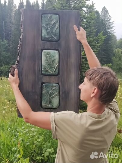 Картина, панно из дерева