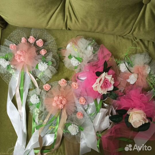 Украшение на машину для свадьбы