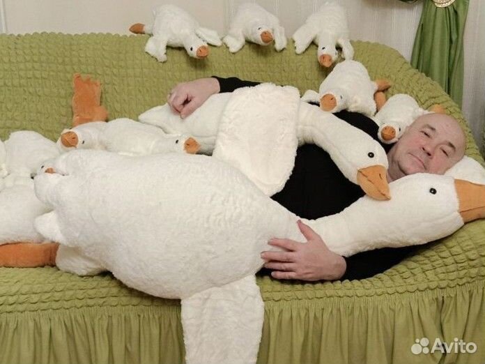 Гусь-обнимусь 190 см, 130 см и 50 см