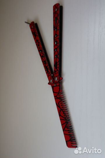 Нож бабочка расческа